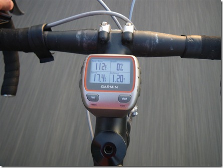 Garmin 310XT Quick Release Kit Installed on Bike riding